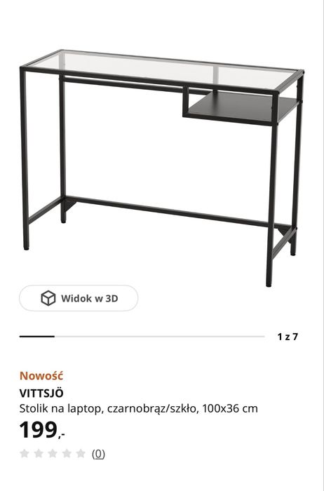 Konsola/biurko Ikea Vittsjo