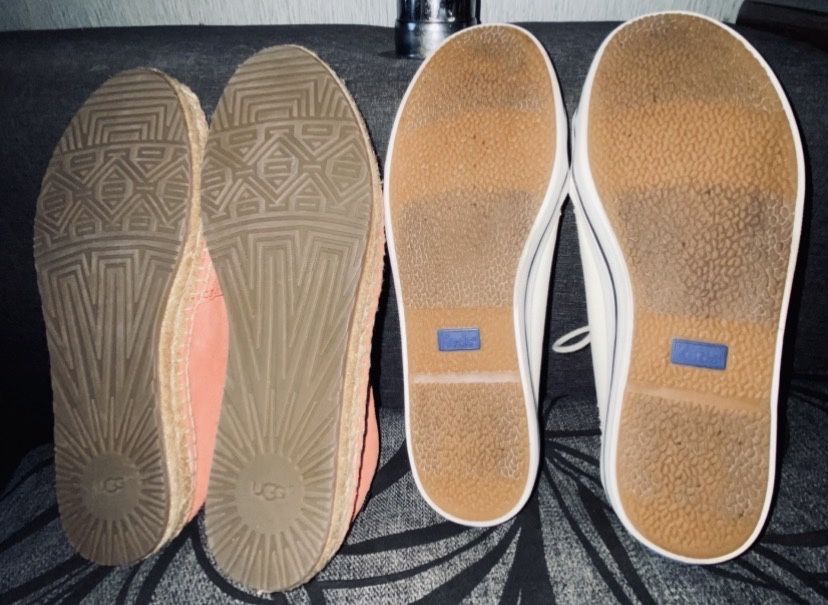 Макосини єспадрільі UGG Renada Flat нат замша та Keds р-р 35-36
