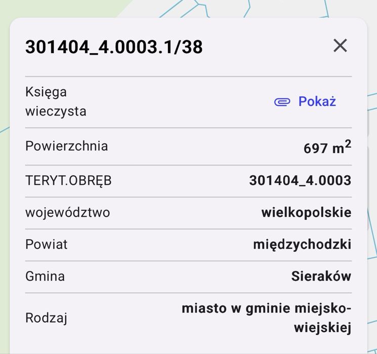 Działka w Sierakowie (las/jezioro)