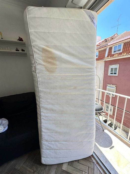 IKEA SULTAN – Cama Completa | Colchão + Sommier + Estrado