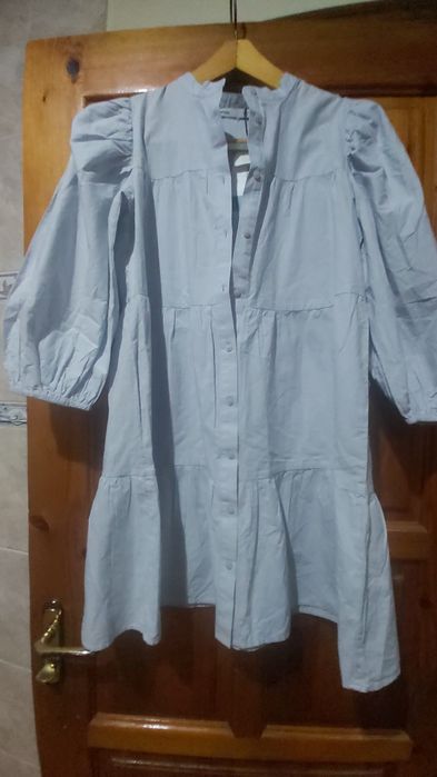 платье трапеция из хлопка