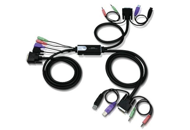 KVM Aten CS62DU 2-Port USB DVI 1920x1200