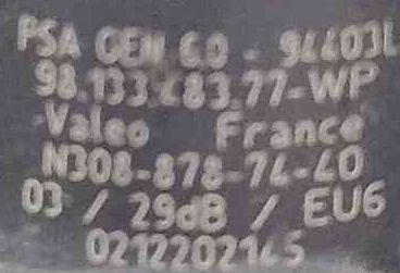 Sensor de Estacionamento Frente OPEL ASTRA L Sports Tourer (OV5) ano 2023