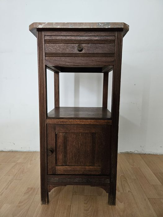 Stara szafka z marmurem komoda Francja