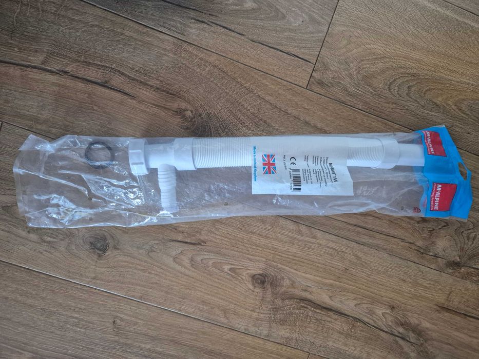 Syfon harmonijkowy z przyłączem pralki zmywarki 1000mm 1 1/4 32mm