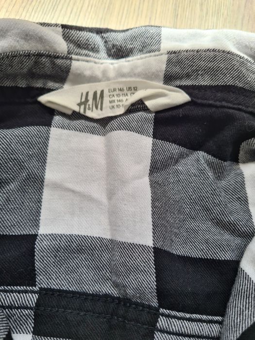 Koszula H&M 146 krata