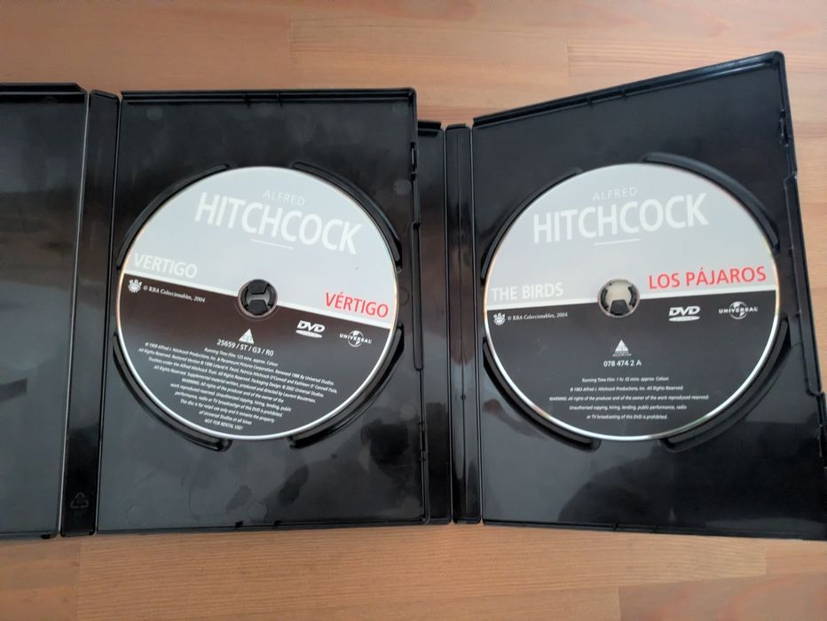 DVD Coleção Alfred Hitchcock RBA (8U)