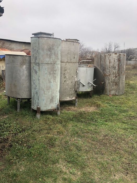 Розпродаж: бочка, ресівер, ємкість, нержавійка, емальована зелена,