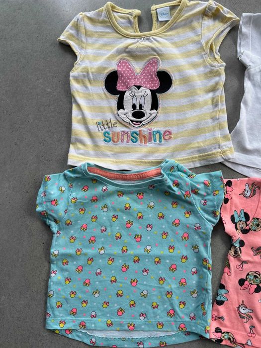 Bluzeczki T-shirty dziecięce Myszka Miki rozm..62-68