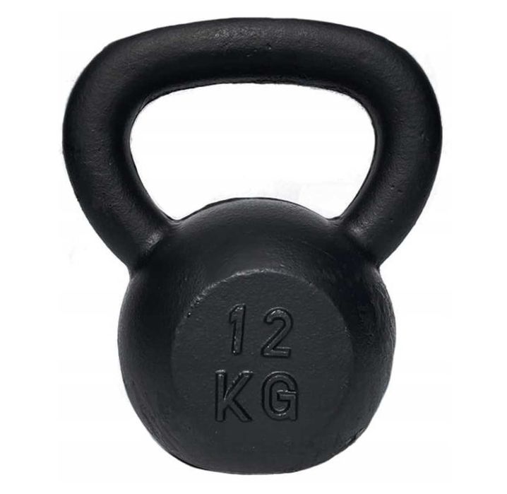 KETTLEBELL 12KG Kula odważnik hantel do treningu crossfit fitness SZ