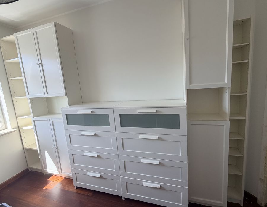 Okazja! Zestaw mebli IKEA BRIMNES | Komody, Regały, Szafki | Całość lub Części