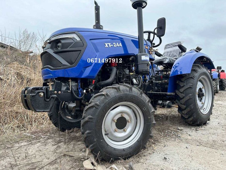 Мінітрактор Forte XT-244 3*1 з редукторним мостом Доставка БЕЗКОШТОВНО