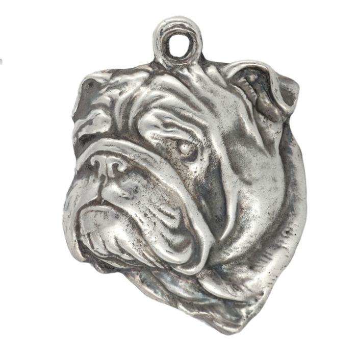Buldog angielski brelok posrebrzany Art-Dog