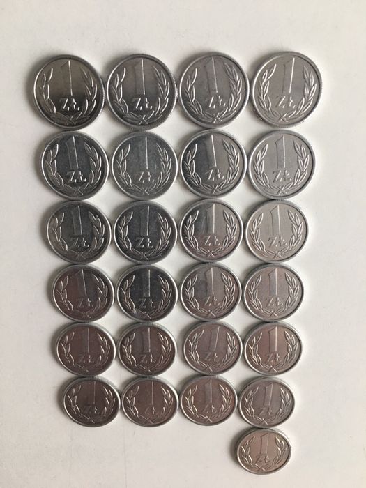 Moneta 1 zł. 25 szt. z 1989 roku