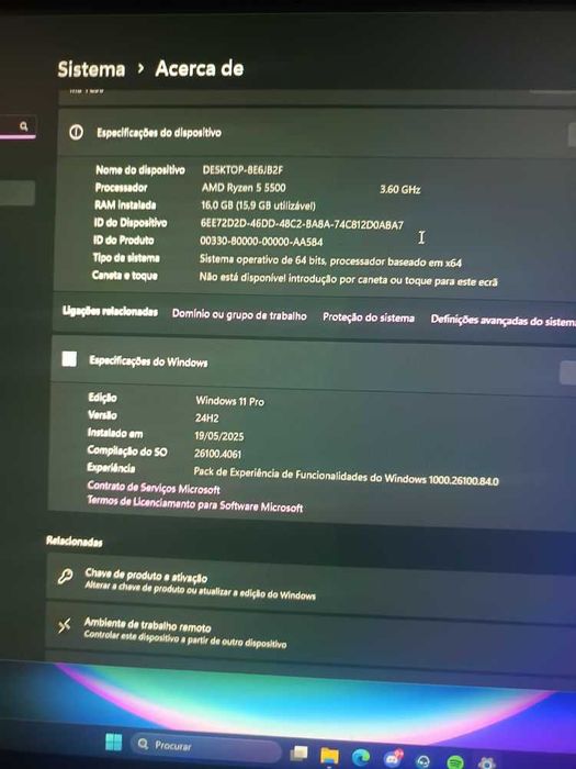 Computador Ryzen 5//GTX 1650