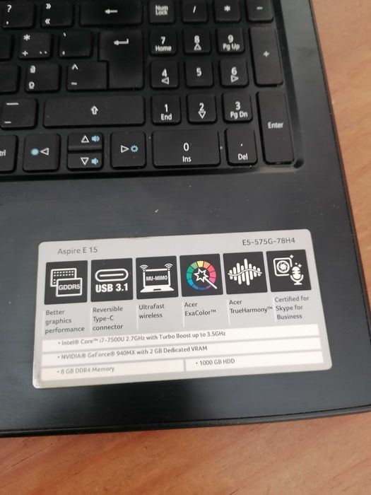 Notebook ACER Aspire64862274406785122