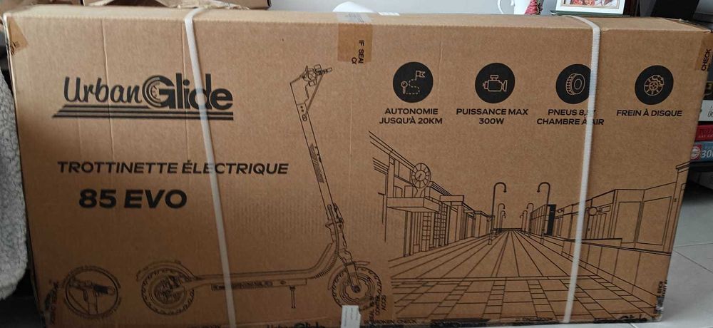 Trotinete elétrica urbanglide 85 evo nova em caixa selada