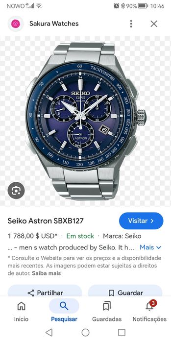 Vendo seiko astron como novo