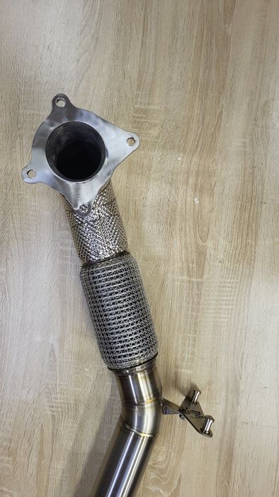 Даунпайп Skoda Octavia A5 Audi A3  Downpipe HEAT SHIELD