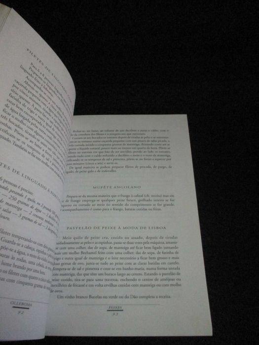 Livro Culinária Portuguesa António Maria de Oliveira Bello Olleboma