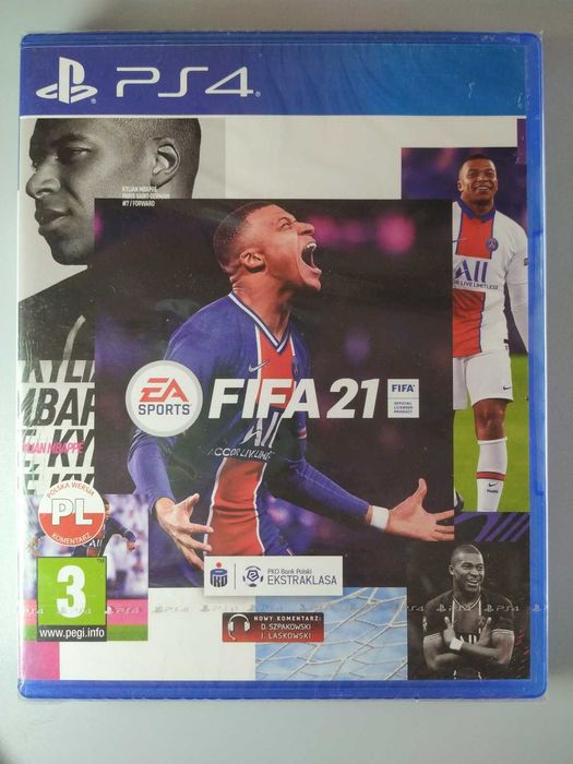 4Gra - FIFA 21 PL - PlayStation 4 i 5 - Nowa Po polsku - PS4 i PS5 - PL