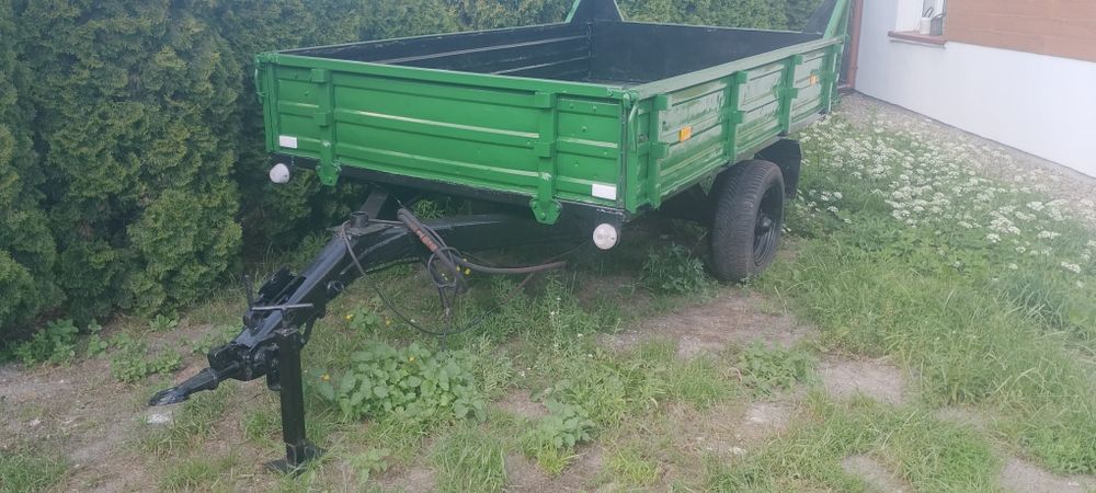 Przyczepa rumunka wywrotka jednoosiowa