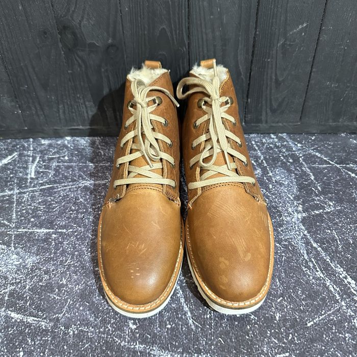 Нові шкіряні утеплені ботінки Hub 38/25 cm