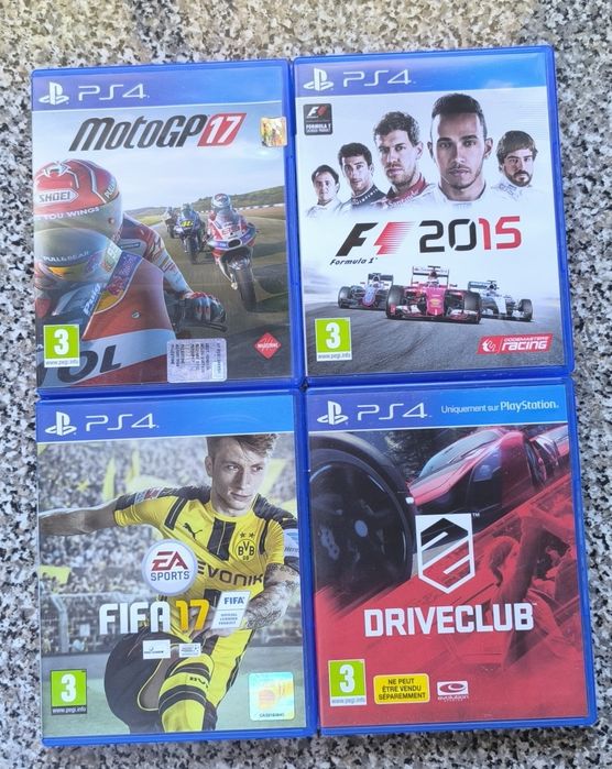 Conjunto de 4 jogos PlayStation 4