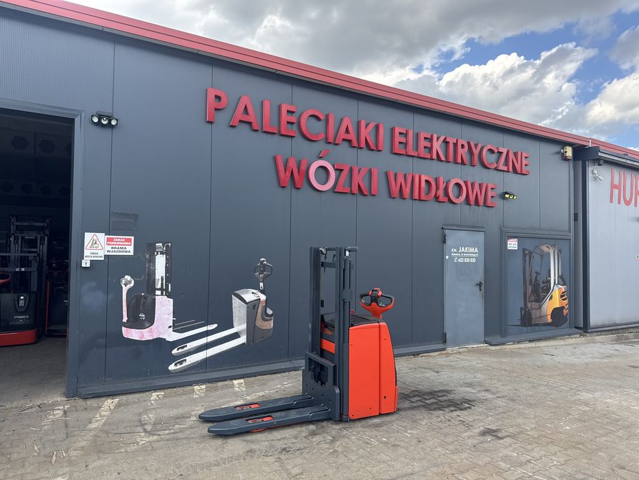 Paleciak elektryczny Linde L 14 jak Nowy 2017 r 1400 kg 240 cm