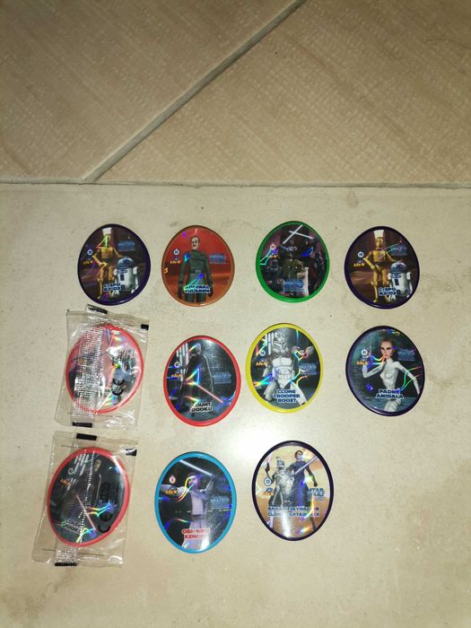 Star Wars Clone Wars - Lote de 11 Tazos Matutano Blix 2009