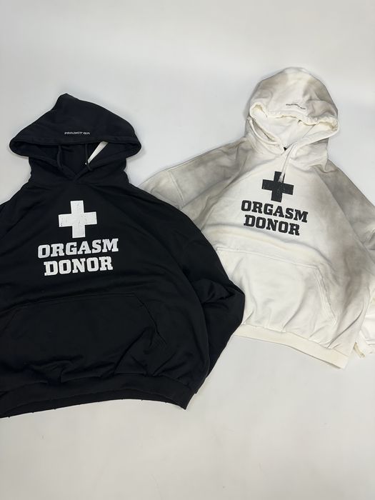 ORGASM DONOR Project G/R Grailz біла белое худи худі кофта черная M L