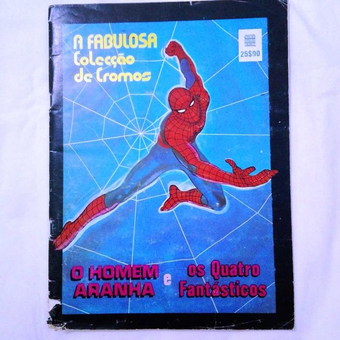 Caderneta A fabulosa Coleção de cromos O Homem Aranha