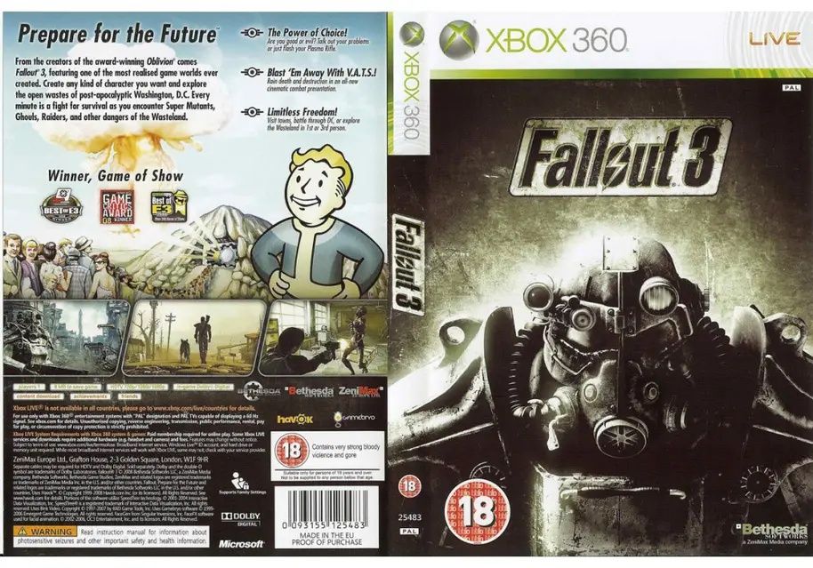 Fallout 3 (оф. російський звук і текст, LT 3.0, LT 2.0)