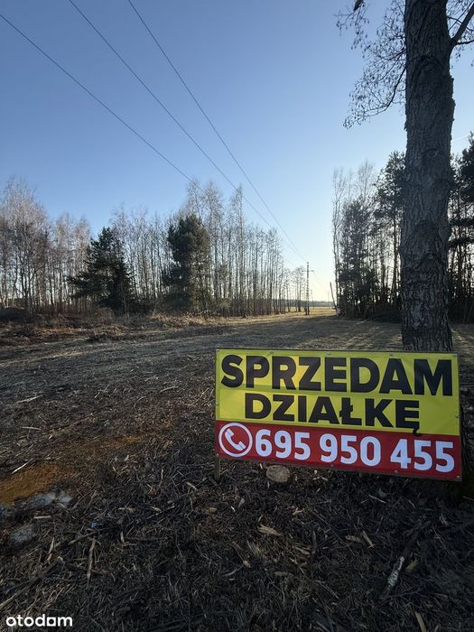 Działka budowlana na sprzedaż - Rząśnia ul. Konopnicka 1799m2