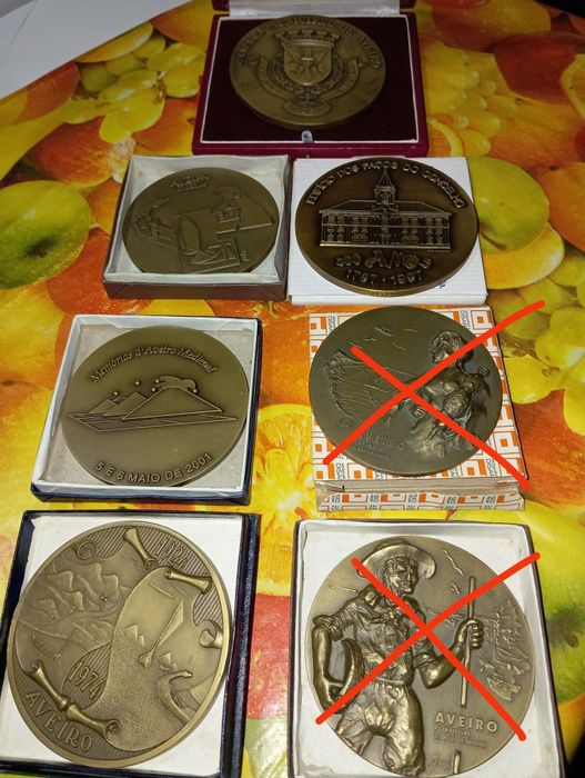 Medalhas diversas em bronze