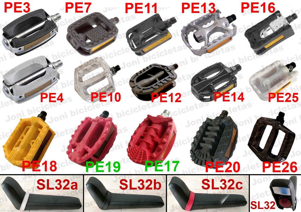 Par de rodinhas estabilizadoras de bicicleta