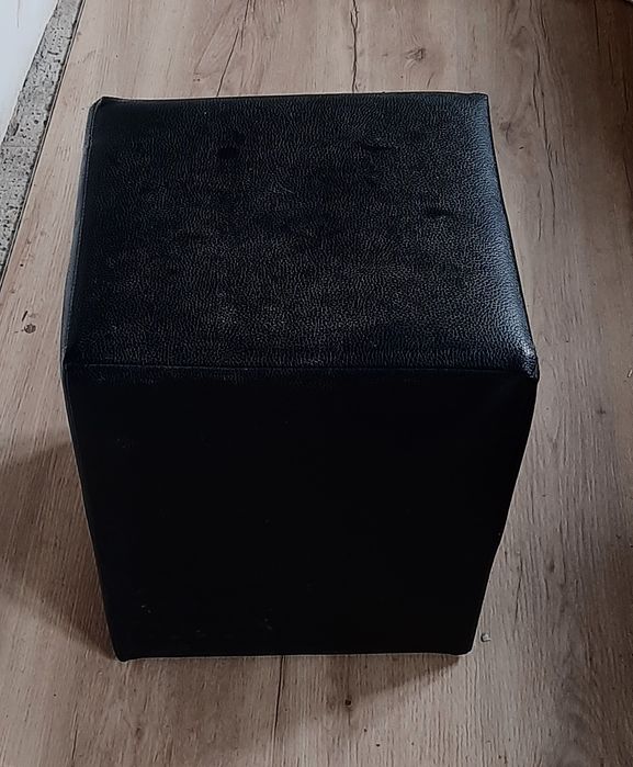 Pouf preto como novo
