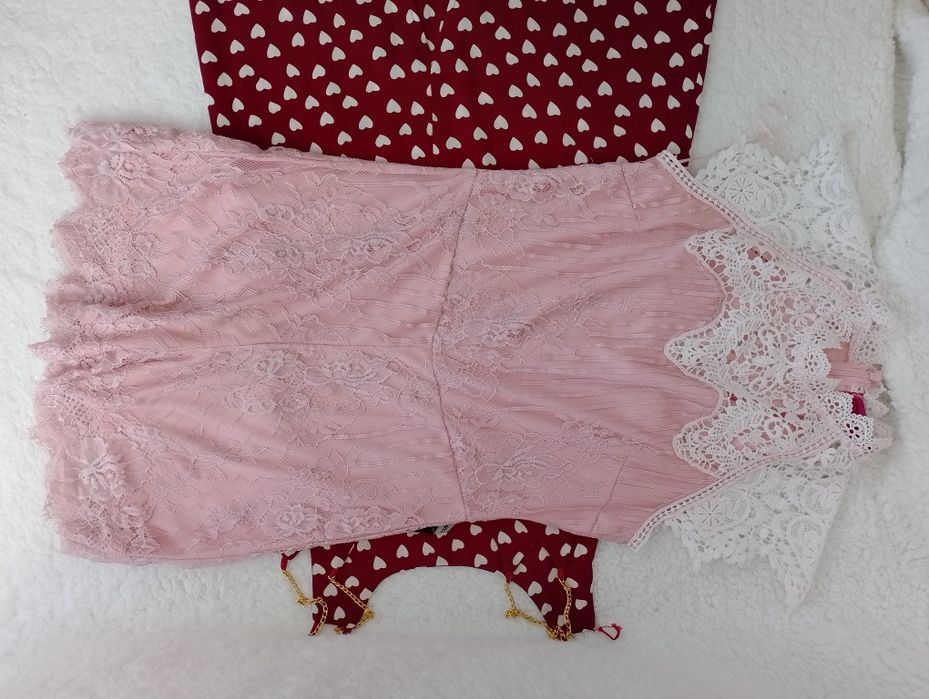 Zestaw sukienka + kombinezon