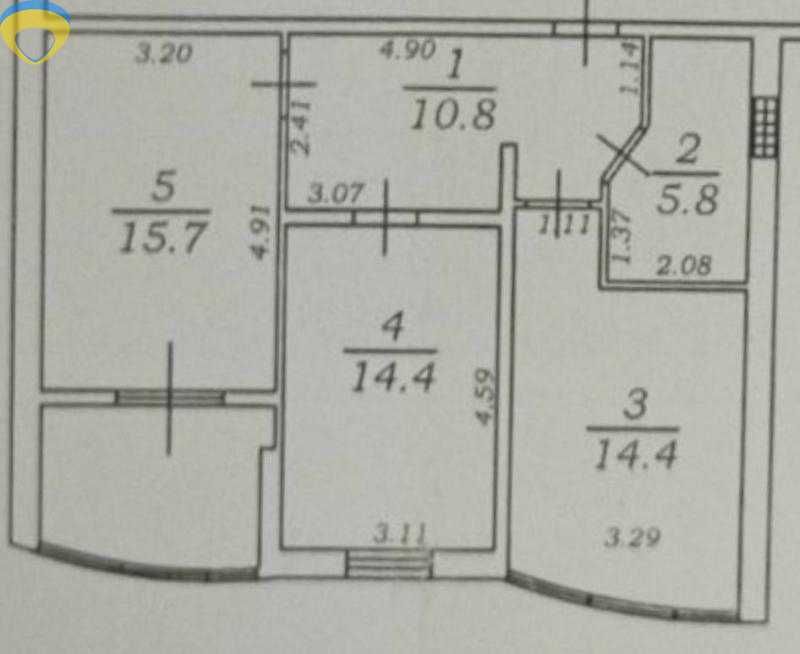 Квартира с евроремонтом в центре Таирова