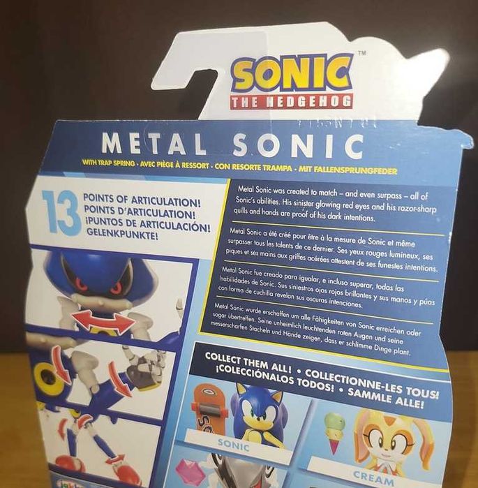 Sonic the Hedgehog - Oficjalna Figurka METAL SONIC 10cm - Nowa