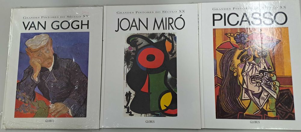 Livros de Van Gogh, Joan Miró, Picasso