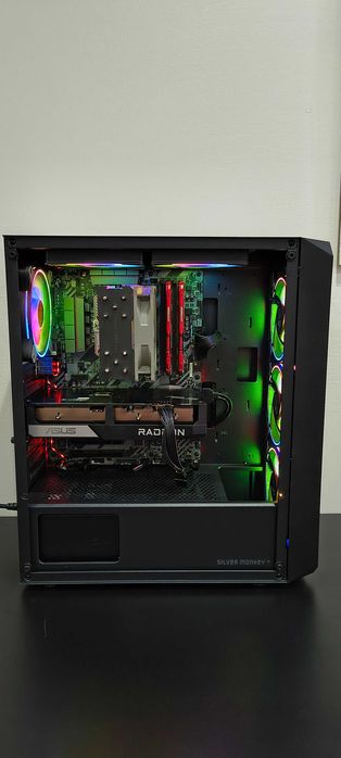 Komputer Gamingowy: RX 6650 XT 8GB/Ryzen 5 5500/SSD M.2/AM4/ARGB