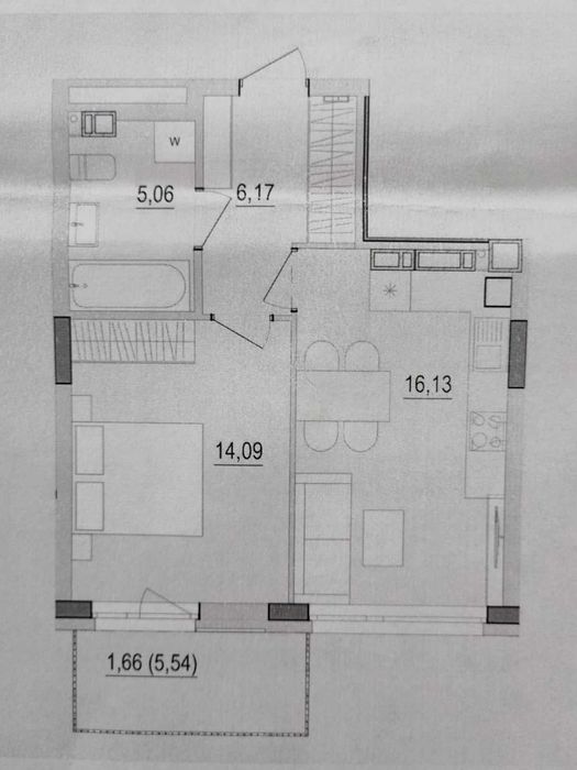Продам 1к квартиру Вишенька (3725)