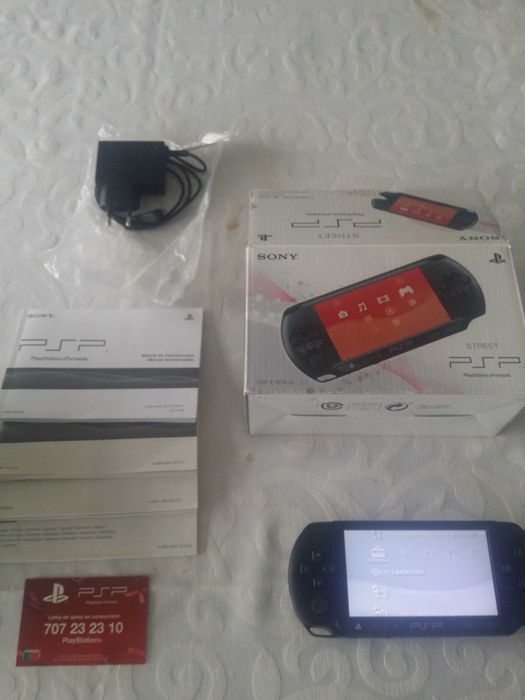 Consola Sony PSP psp original, nova na caixa e acessórios desbloqueada