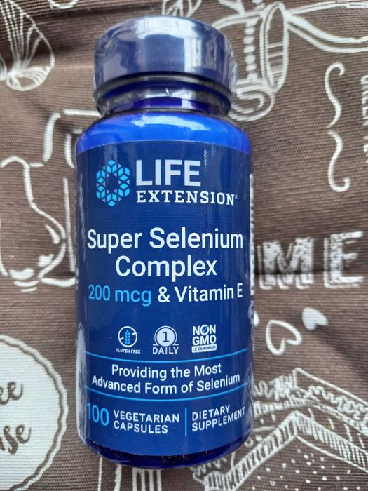Селен з вітаміном E комплекс Super Selenium Complex Life extension