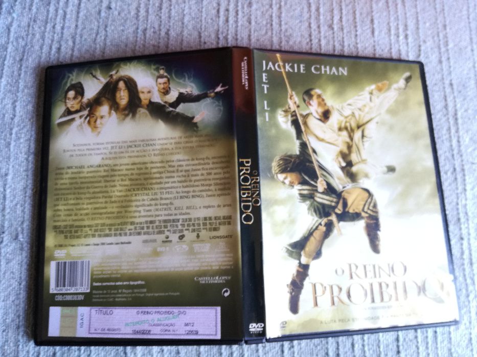 Reino Proibido (2008) - Forbidden kingdom DVD