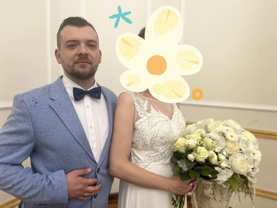 Sukienka ślubna.
