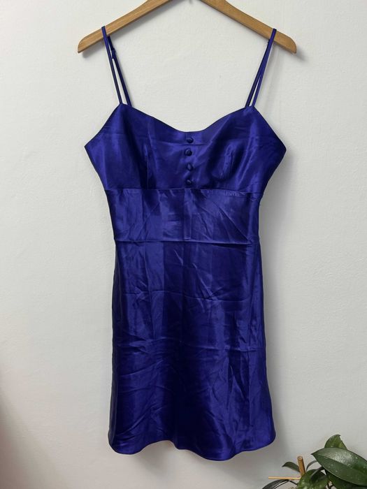 Koszulka nocna halka piżama piżamka satynowa Secret Possessions 36 S