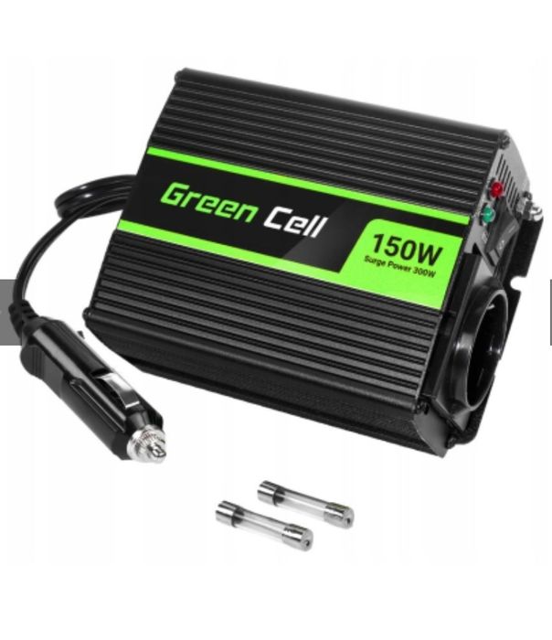 Автомобільний інвертор Green Cell потужністю 150 Вт