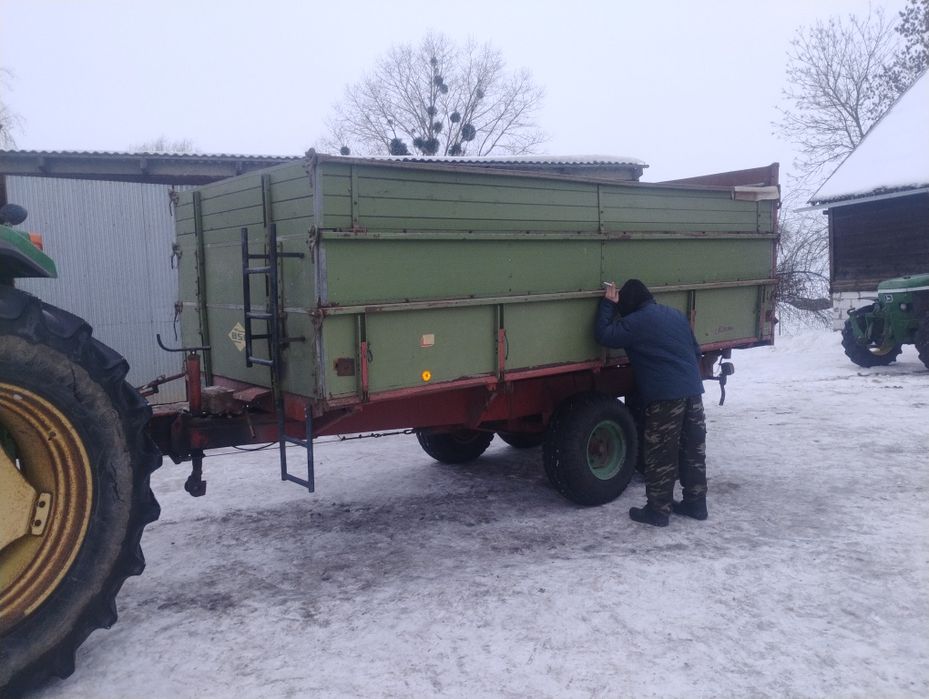 Tandem przyczepa wywrotka